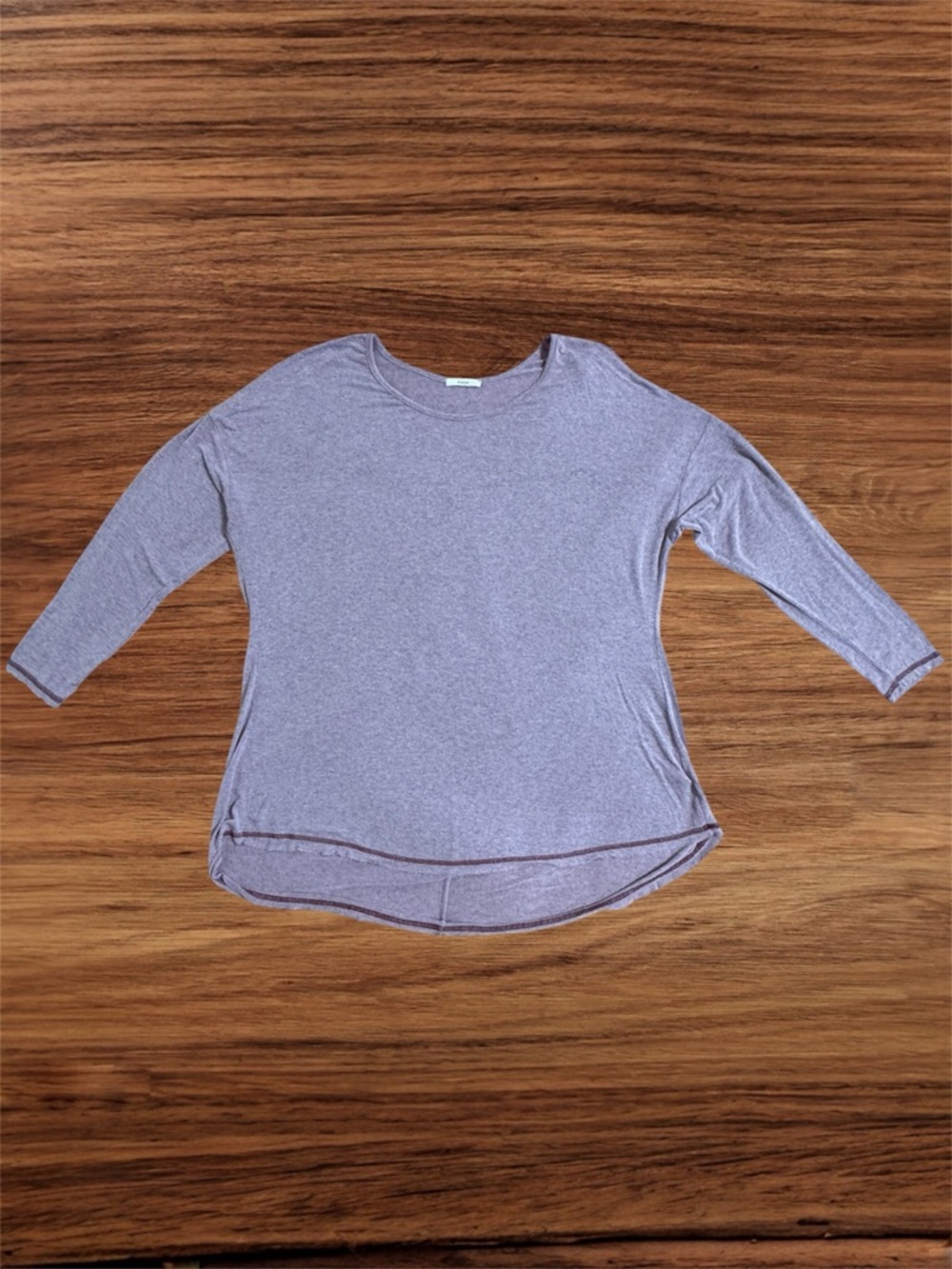 easel Lavender Heather Long Sleeve Tee
